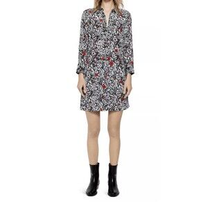 Zadig & Voltaire  Women’s mini Dress Rubis Print  floral Sz L